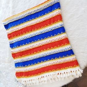 Crocheted Afghan 59.5 x 66